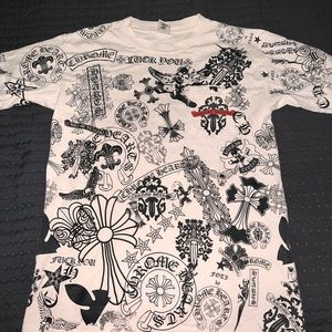 Chrome Hearts All Over Logo Tee